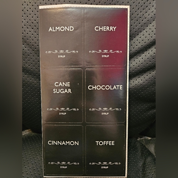 Syrup Label Stickers Set‎ - Picture 5 of 12